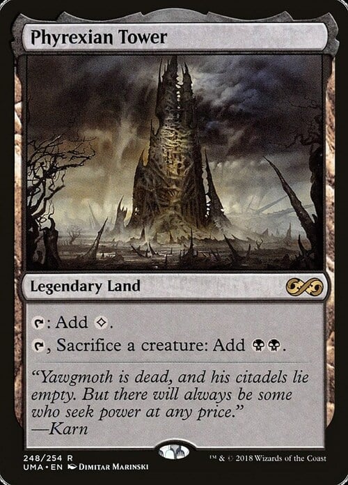 Phyrexian Tower Card Front