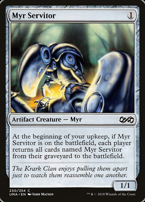 Servitore Myr Card Front