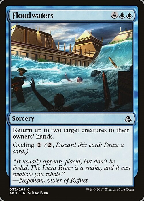 Floodwaters Card Front