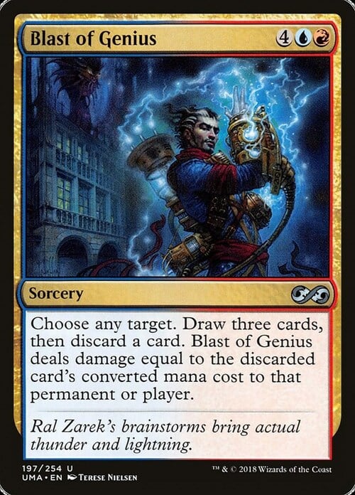 Blast of Genius Card Front