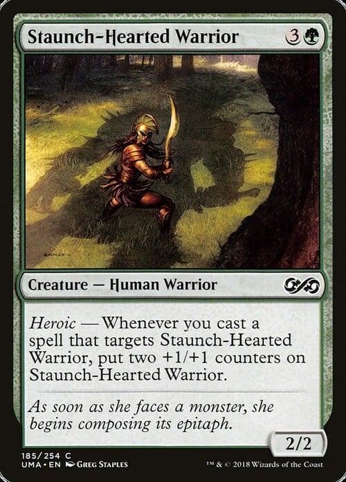Staunch-Hearted Warrior Card Front