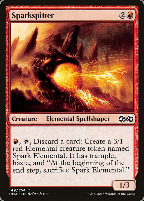 Sparkspitter Card Front