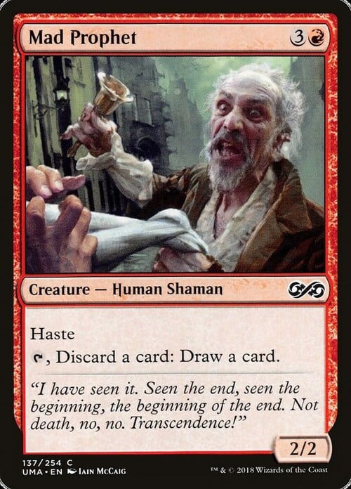 Profeta Delirante Card Front