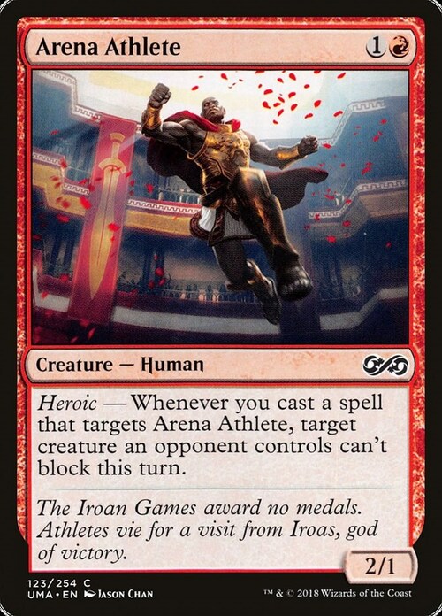 Arena Athlete Card Front