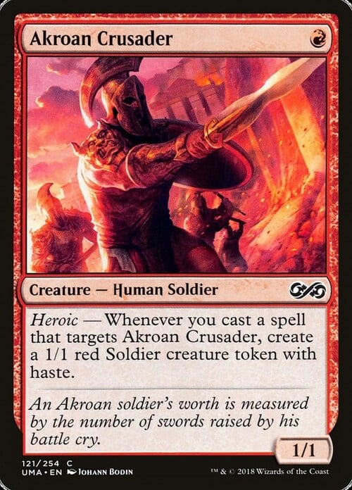 Akroan Crusader Card Front