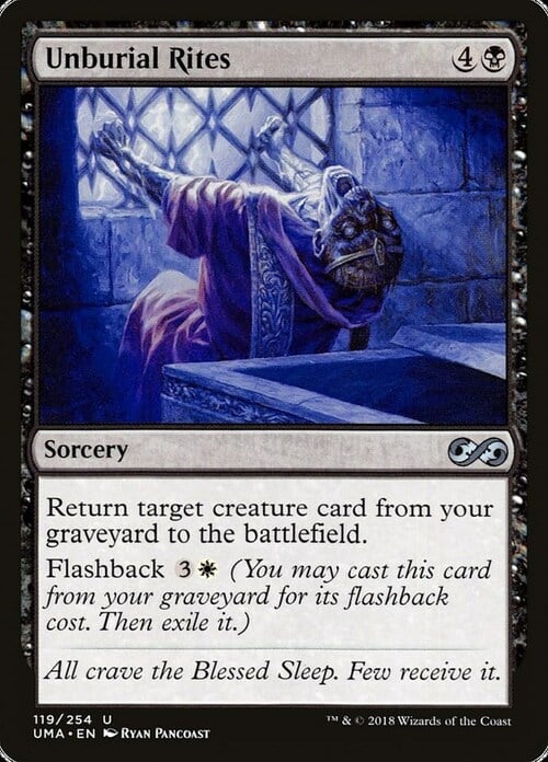 Unburial Rites Card Front