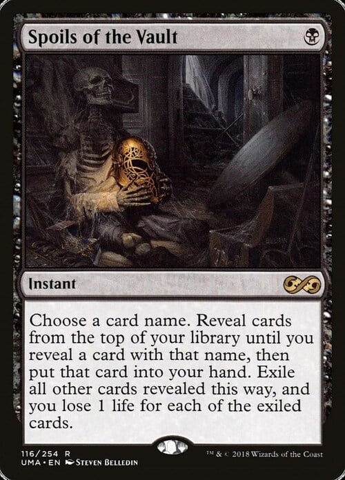Spoils of the Vault Card Front