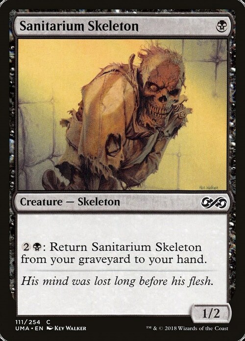 Sanitarium Skeleton Card Front