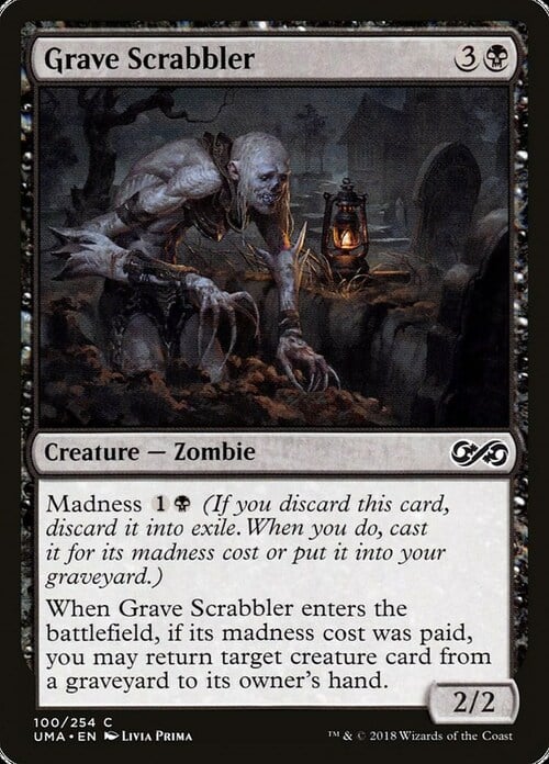 Grave Scrabbler Card Front