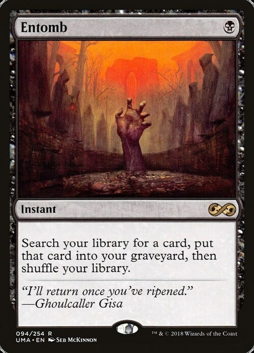 Entomb Card Front
