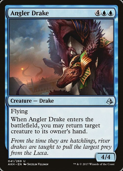 Angler Drake Card Front