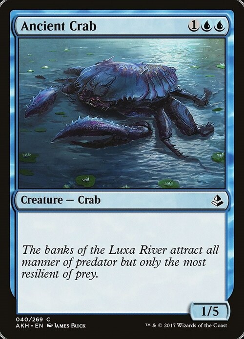 Ancient Crab Card Front