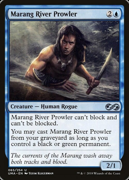 Marang River Prowler Card Front