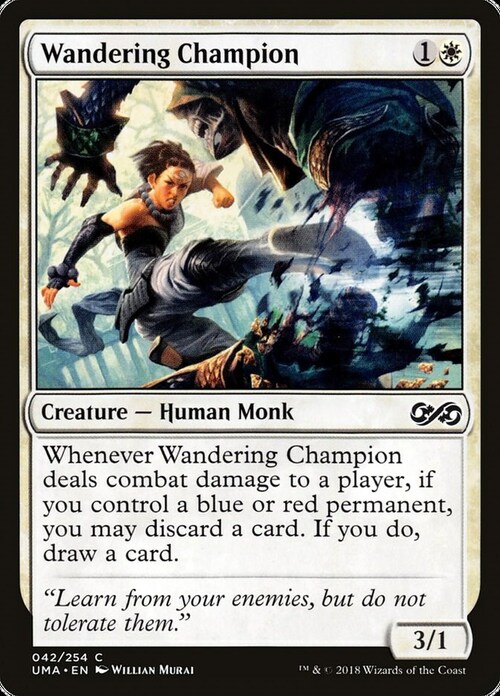Wandering Champion Card Front