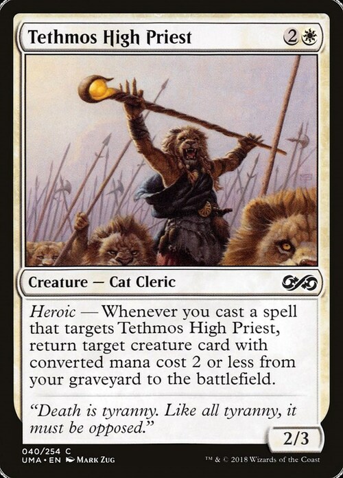 Tethmos High Priest Card Front