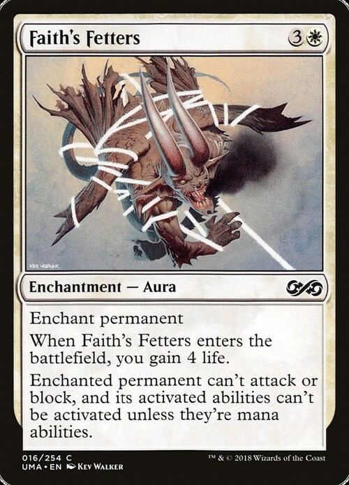 Faith's Fetters Card Front