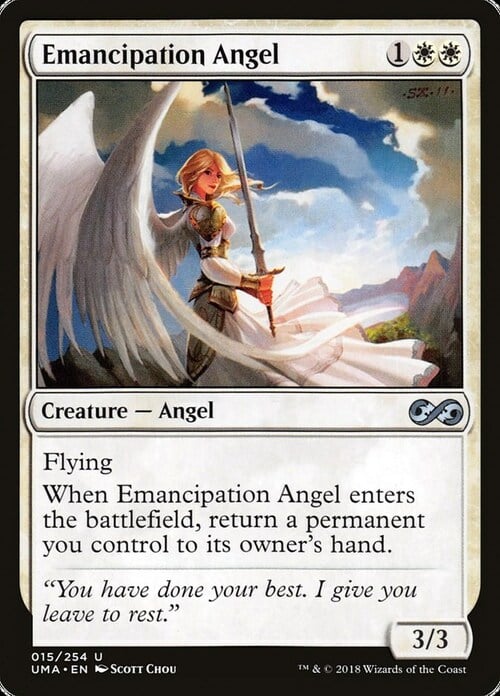 Emancipation Angel Card Front