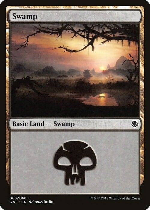 Swamp Card Front