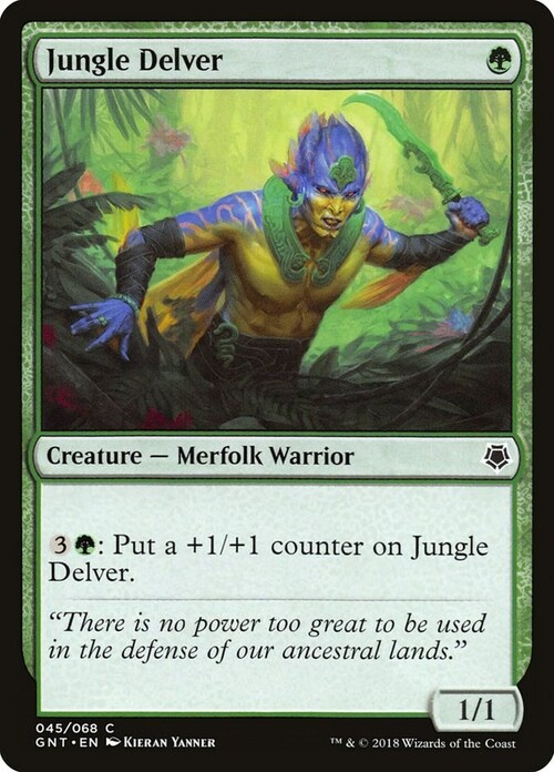 Jungle Delver Card Front
