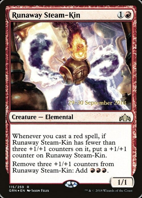 Runaway Steam-Kin Card Front