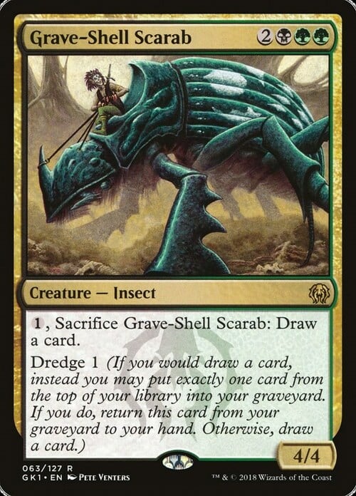 Grave-Shell Scarab Card Front