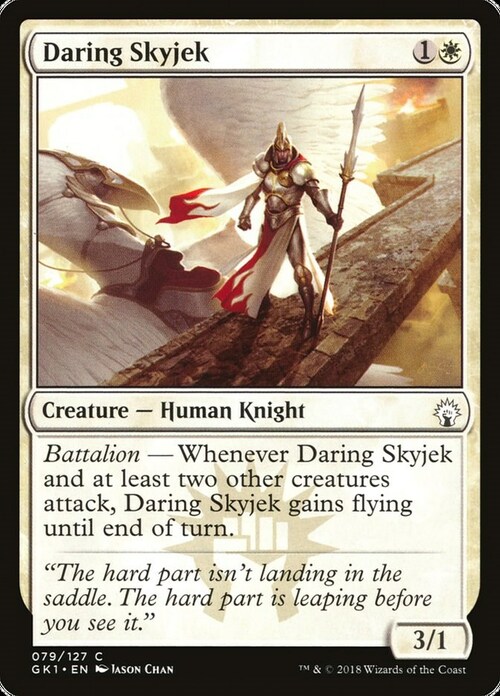 Daring Skyjek Card Front