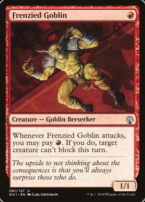 Frenzied Goblin Card Front