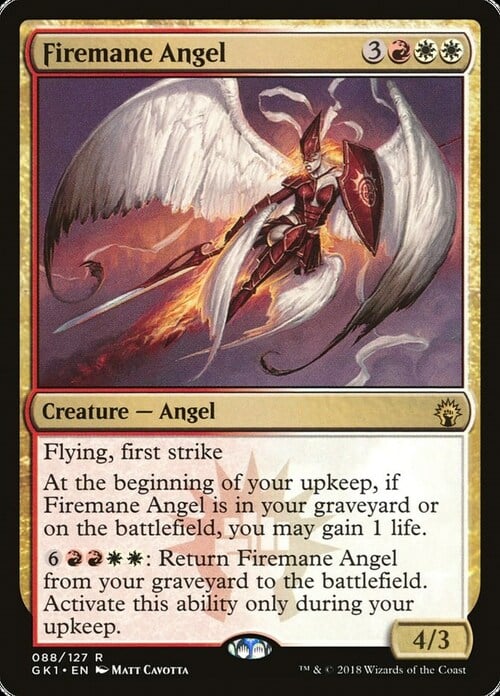 Firemane Angel Card Front