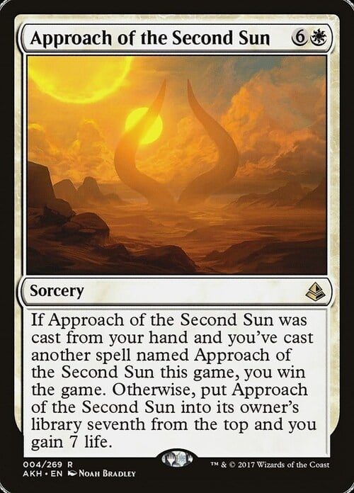 Approach of the Second Sun Card Front