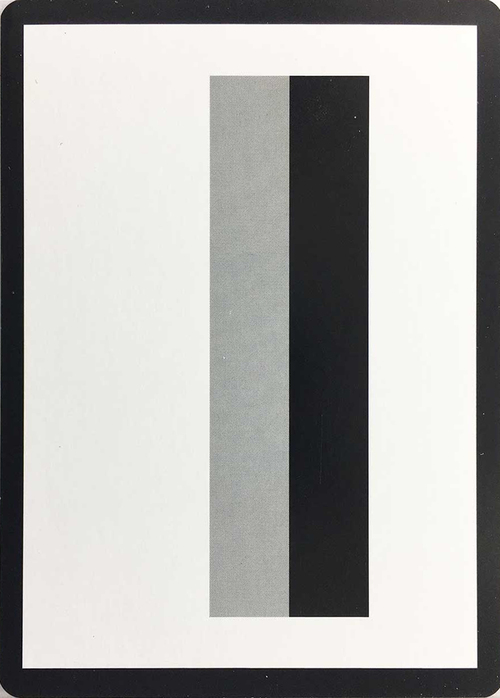 Black Border Stripes // Black Border Filler Card Card Front