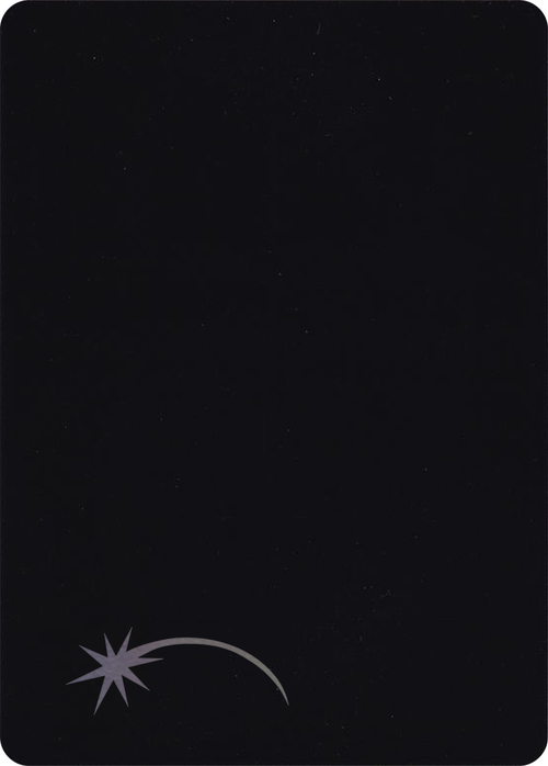 Black Square Corner Foil Star Filler Card Card Front