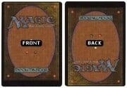 MTG Back/MTG Reversed Back Misprint Round Corner Filler Card