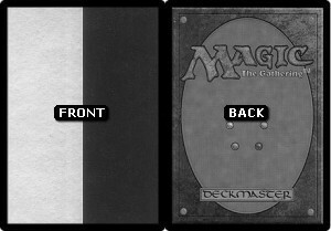 White Foil - Black Filler Card Card Front