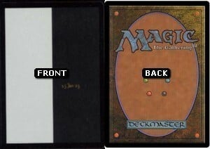 White-Black - Feral Throwback Only Date Filler Card Card Front