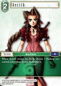 Aerith Card Front