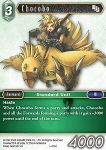 Chocobo (1-075) Card Front