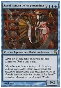 Azami, Lady of Scrolls Card Front