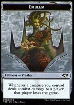 Vraska, Golgari Queen Emblem Card Front
