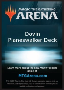 Arena Code Card (Planeswalker Deck) Card Front