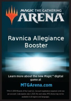 Arena Code Card (Booster) Card Front