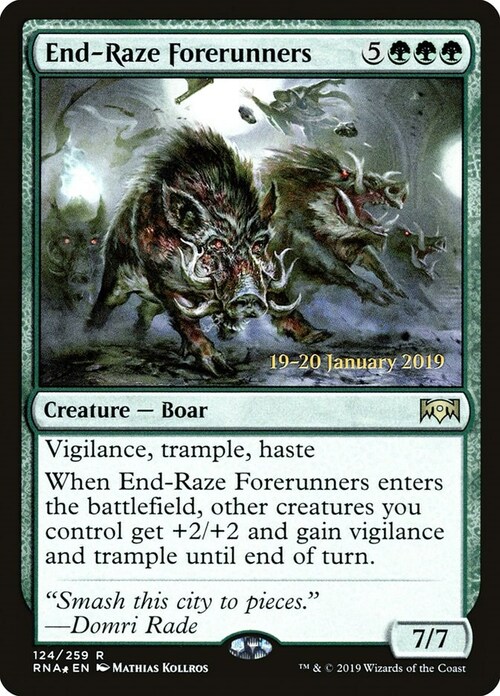 End-Raze Forerunners Card Front