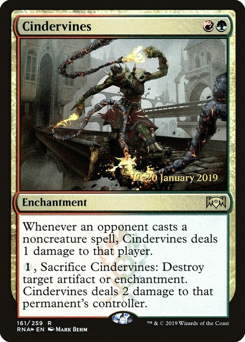 Cindervines Card Front