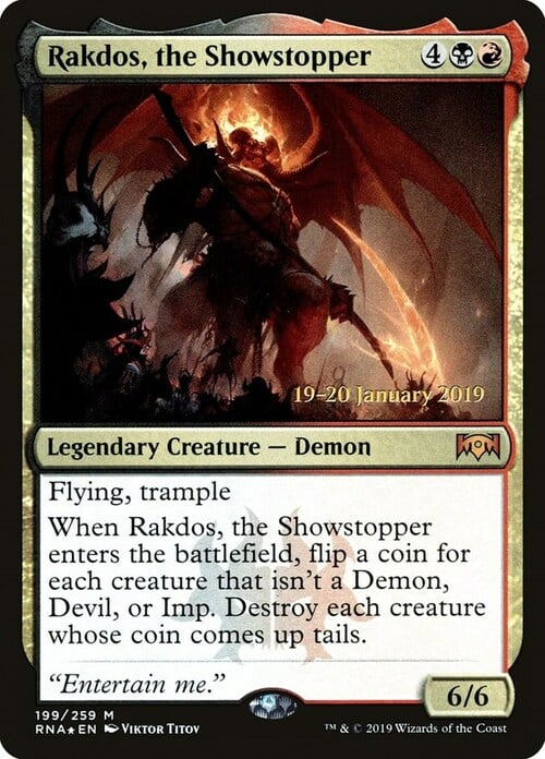 Rakdos, the Showstopper Card Front