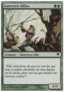 Elvish Warrior Card Front