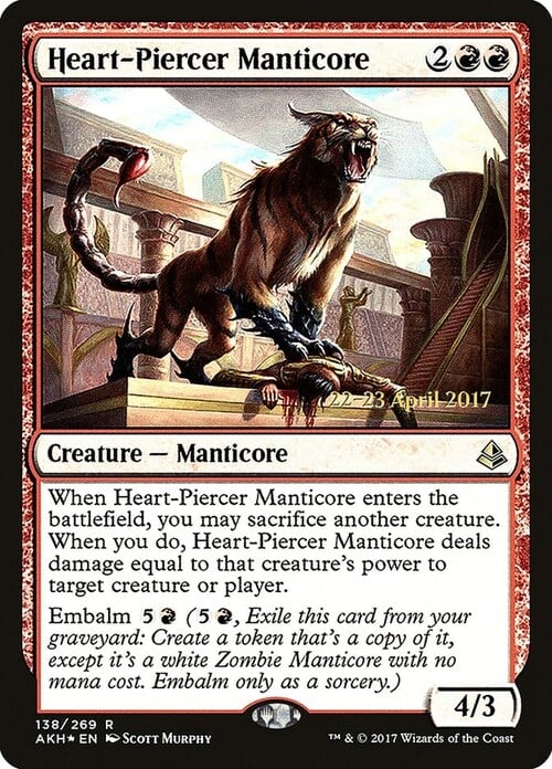 Heart-Piercer Manticore Card Front