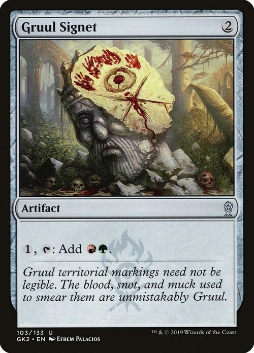 Gruul Signet Card Front