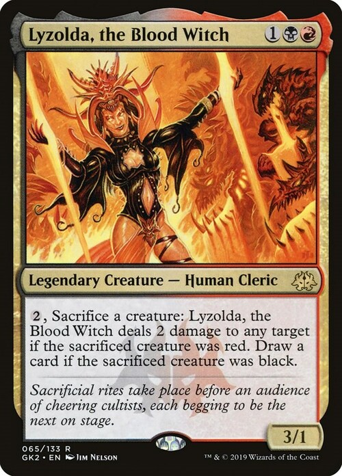 Lyzolda, the Blood Witch Card Front