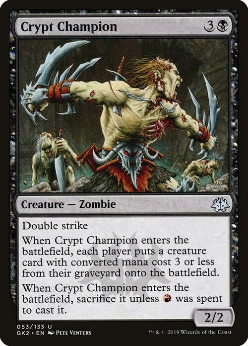 Crypt Champion Card Front