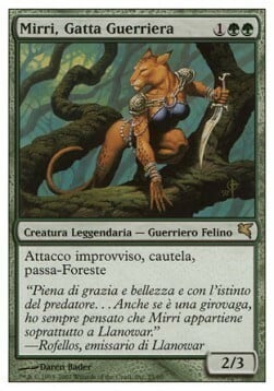 Mirri, Cat Warrior Card Front