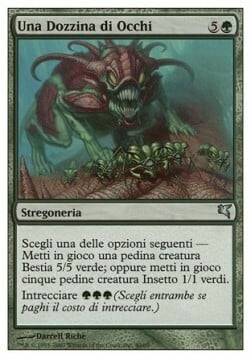 One Dozen Eyes Card Front